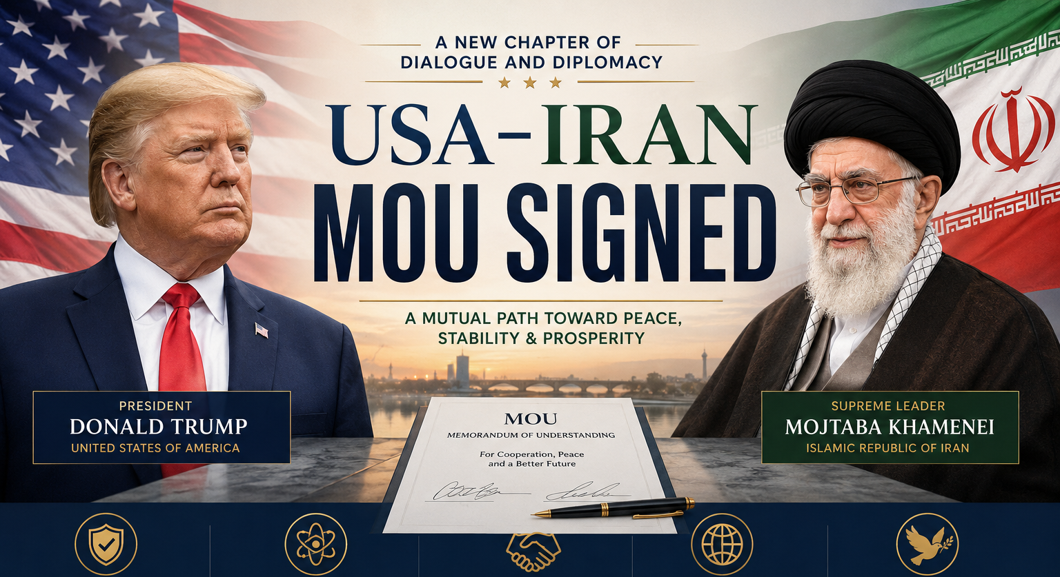 War’s End in Sight: U.S. and Iran Ink Preliminary Peace Deal — but Key Disputes Already Loom