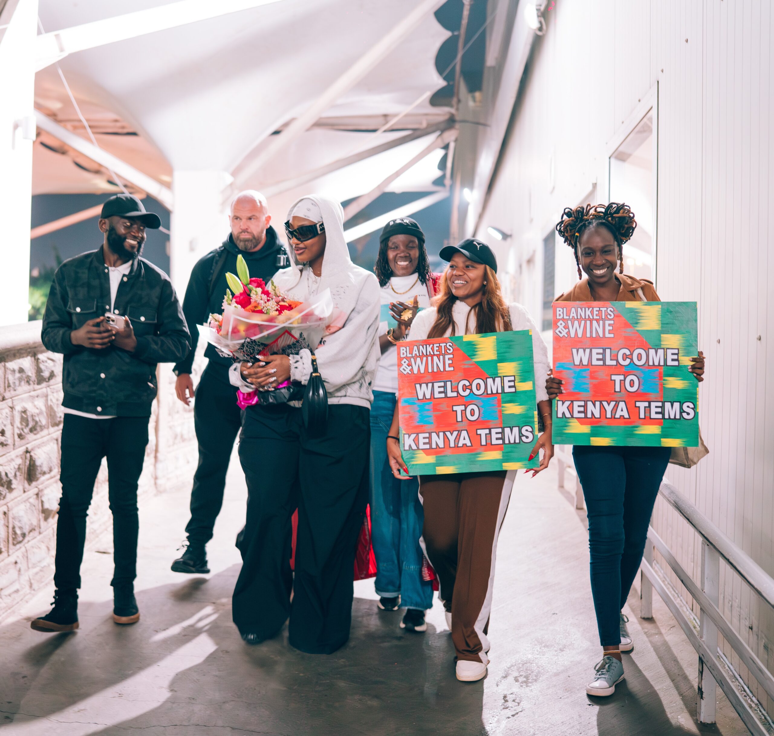 Tems’ Arrival Ahead of the Blankets & Wine Festival
